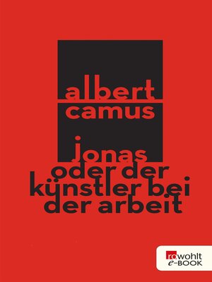 cover image of Jonas oder Der Künstler bei der Arbeit